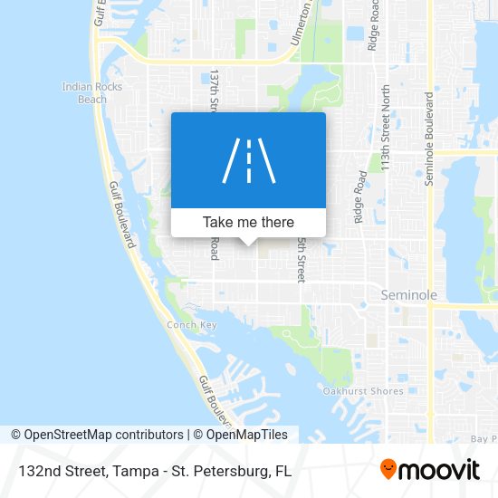Mapa de 132nd Street