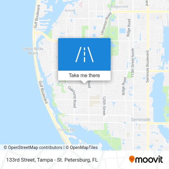 133rd Street map