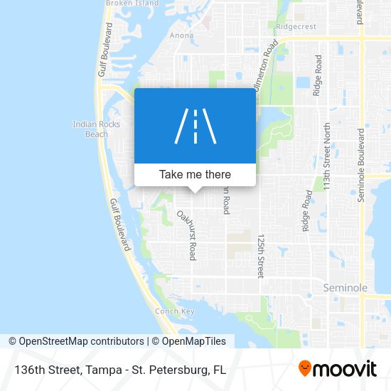 136th Street map