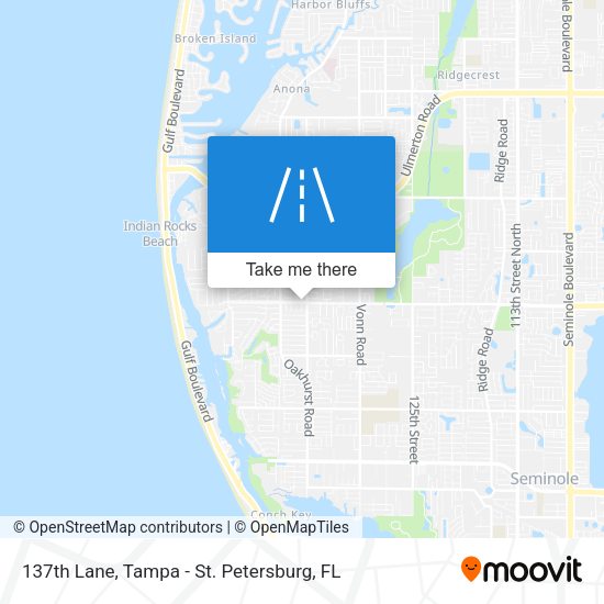 Mapa de 137th Lane