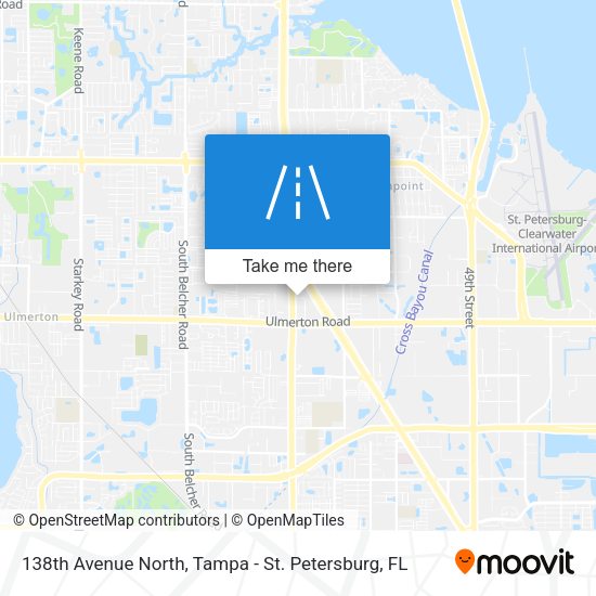 138th Avenue North map