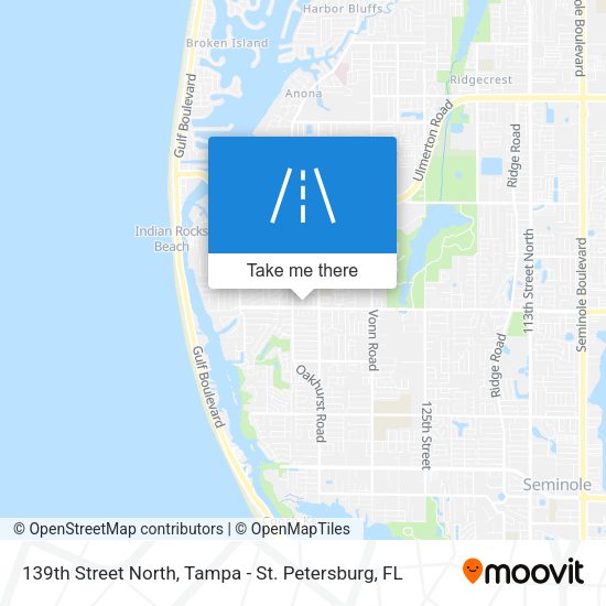 139th Street North map