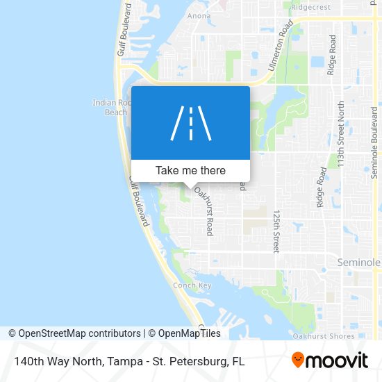 Mapa de 140th Way North