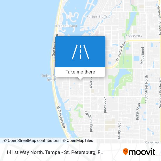 141st Way North map