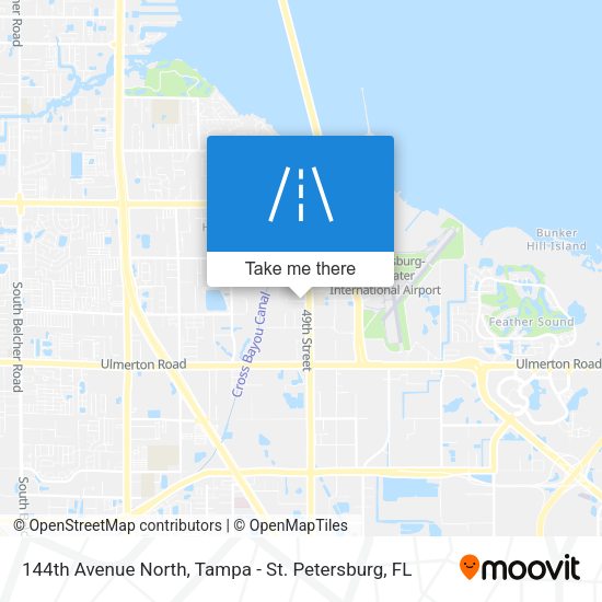 144th Avenue North map