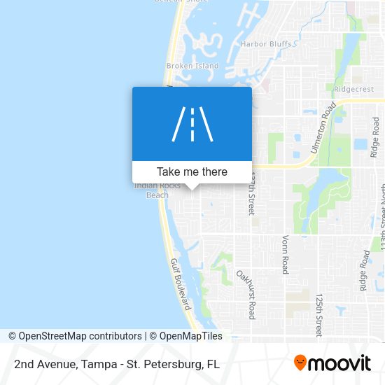 Mapa de 2nd Avenue
