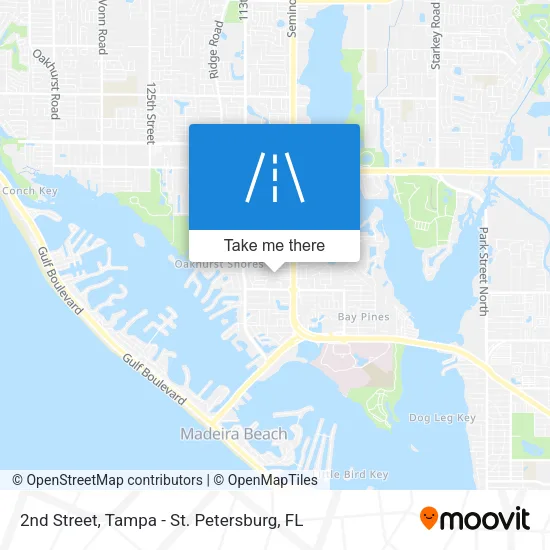 2nd Street map