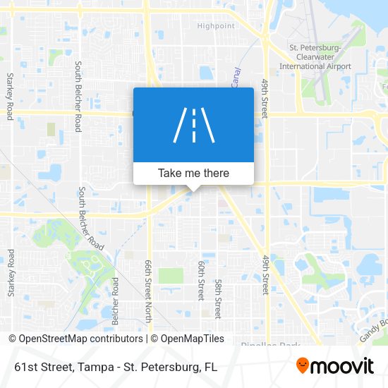 Mapa de 61st Street