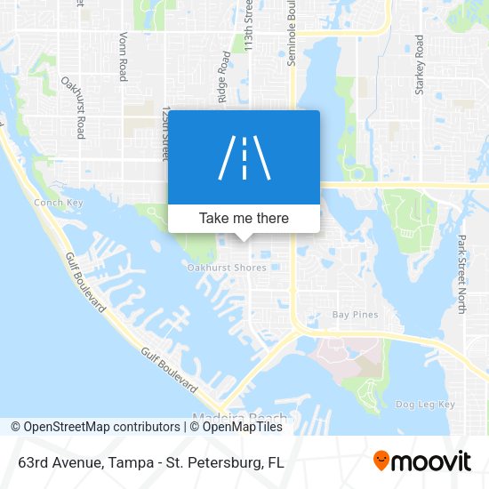 Mapa de 63rd Avenue