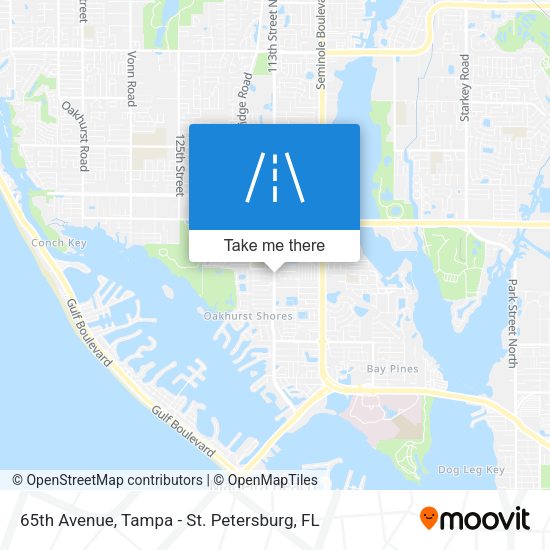 65th Avenue map