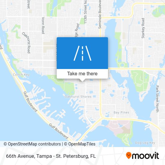 66th Avenue map