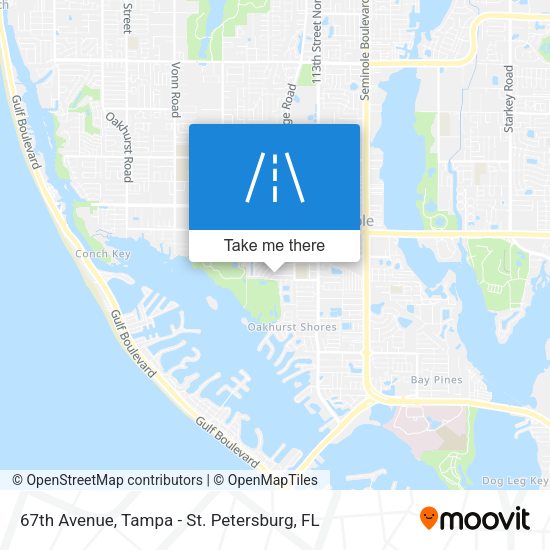67th Avenue map