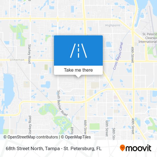 Mapa de 68th Street North