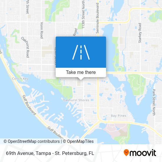 69th Avenue map