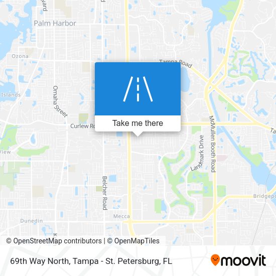 69th Way North map