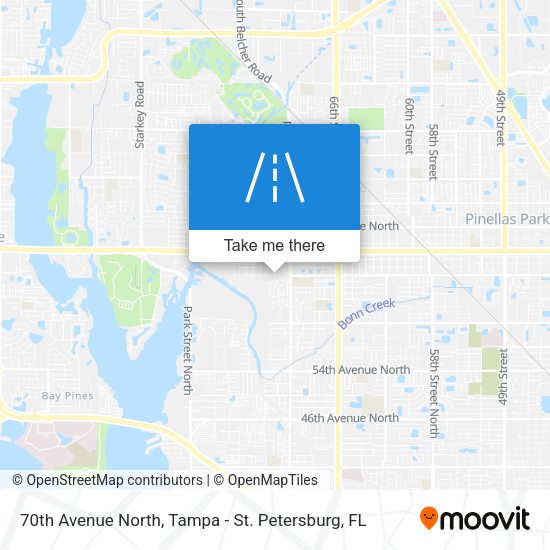 Mapa de 70th Avenue North