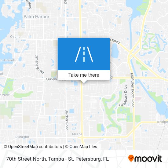 70th Street North map