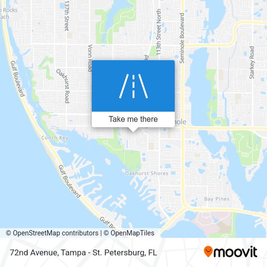 72nd Avenue map