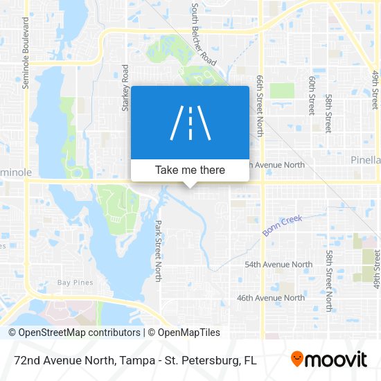 72nd Avenue North map