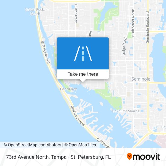 73rd Avenue North map