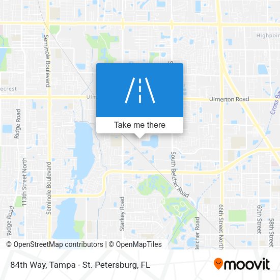 84th Way map