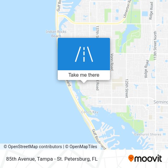 85th Avenue map