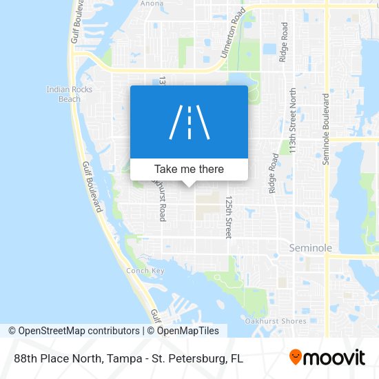 Mapa de 88th Place North