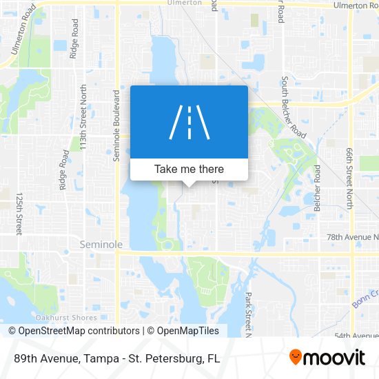 89th Avenue map