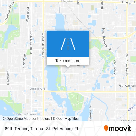 89th Terrace map