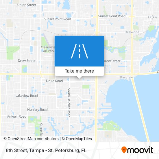 Mapa de 8th Street