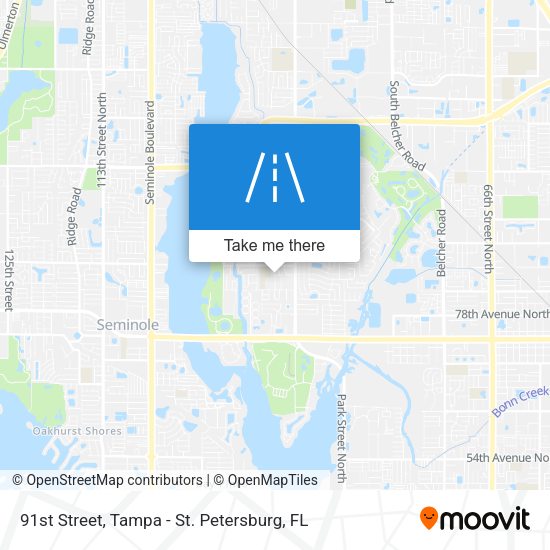 91st Street map