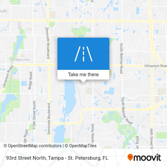 93rd Street North map