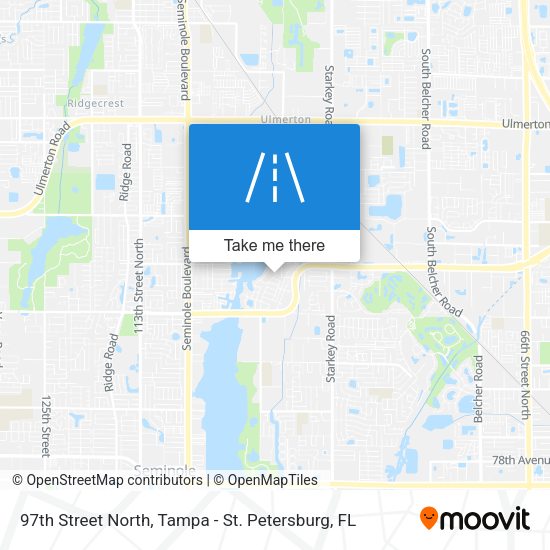 97th Street North map