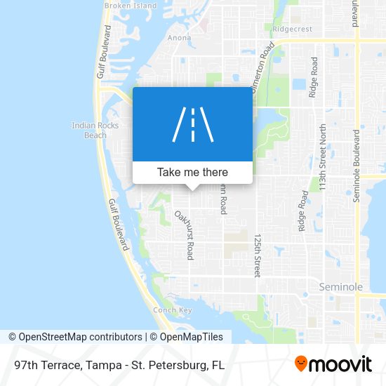 97th Terrace map