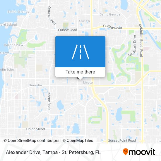 Mapa de Alexander Drive