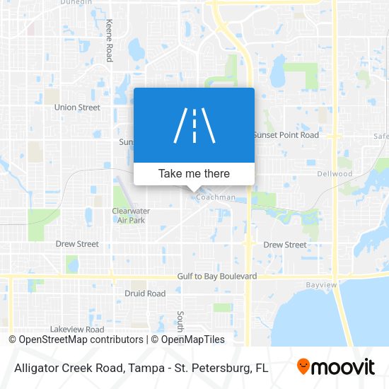 Alligator Creek Road map