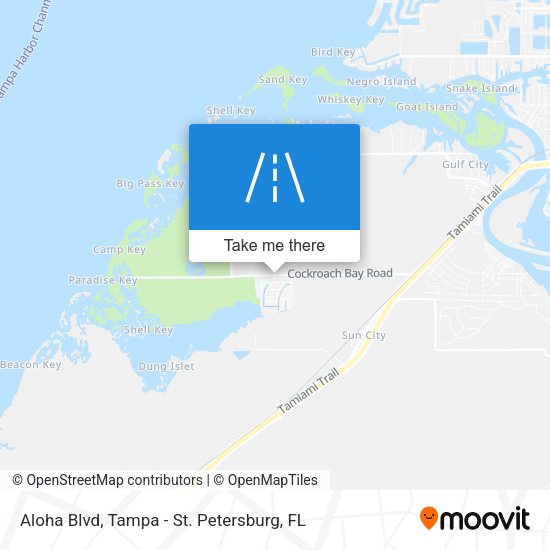 Mapa de Aloha Blvd