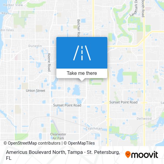 Mapa de Americus Boulevard North
