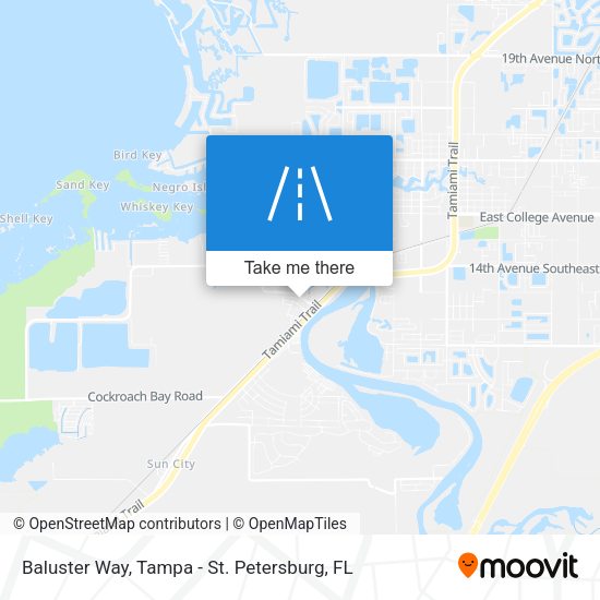 Baluster Way map
