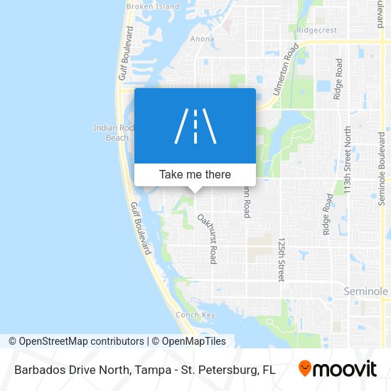Barbados Drive North map