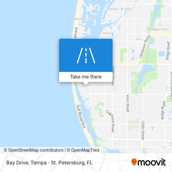 Bay Drive map