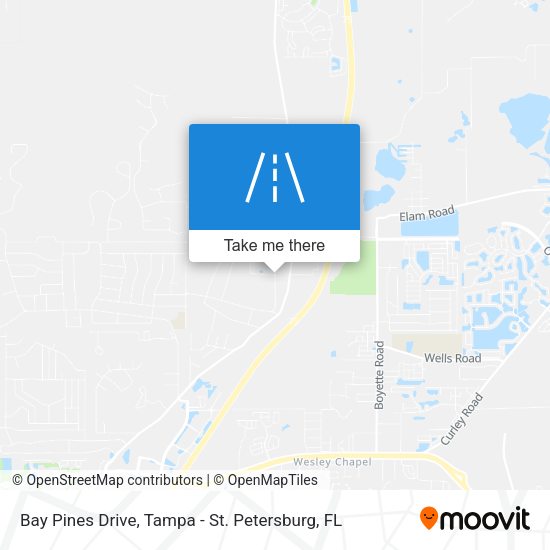 Bay Pines Drive map