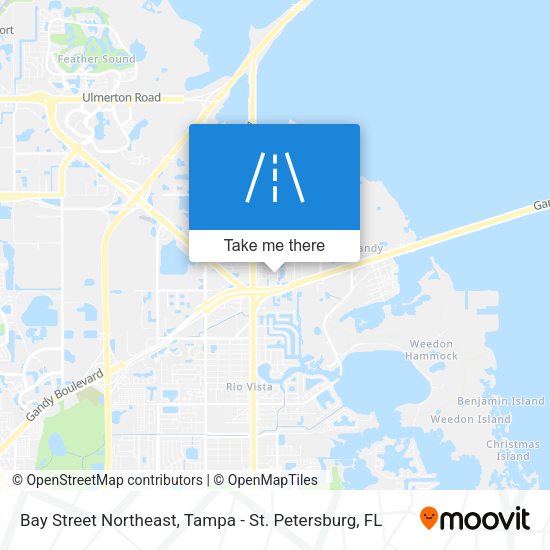 Bay Street Northeast map