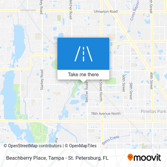 Beachberry Place map