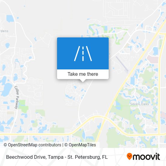 Beechwood Drive map