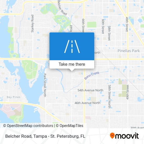 Belcher Road map