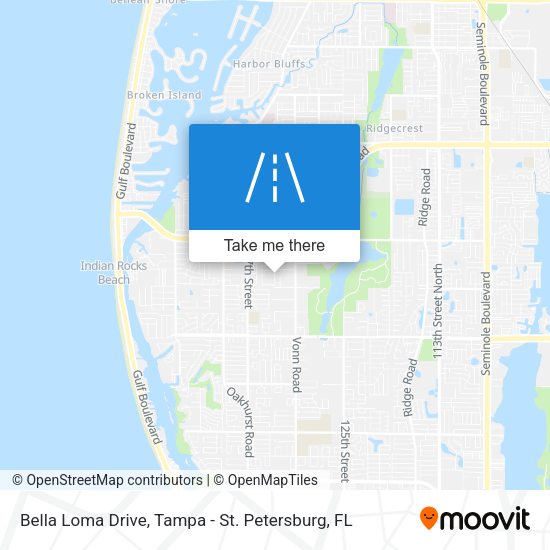 Mapa de Bella Loma Drive