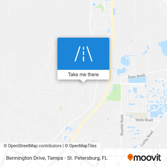 Bennington Drive map