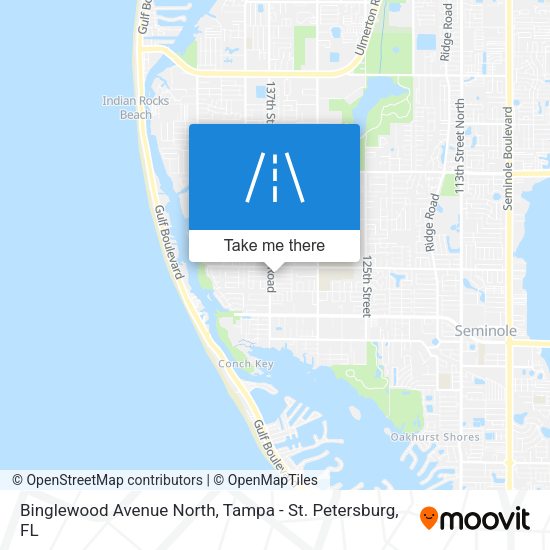 Binglewood Avenue North map