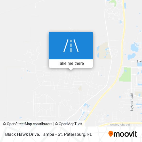 Mapa de Black Hawk Drive